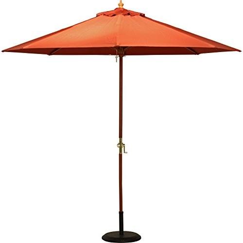 不二貿易 木製パラソル　２７０ｃｍ　エンジ　２７０ＲＳ 60156 　北海道、沖縄、離島配送不可