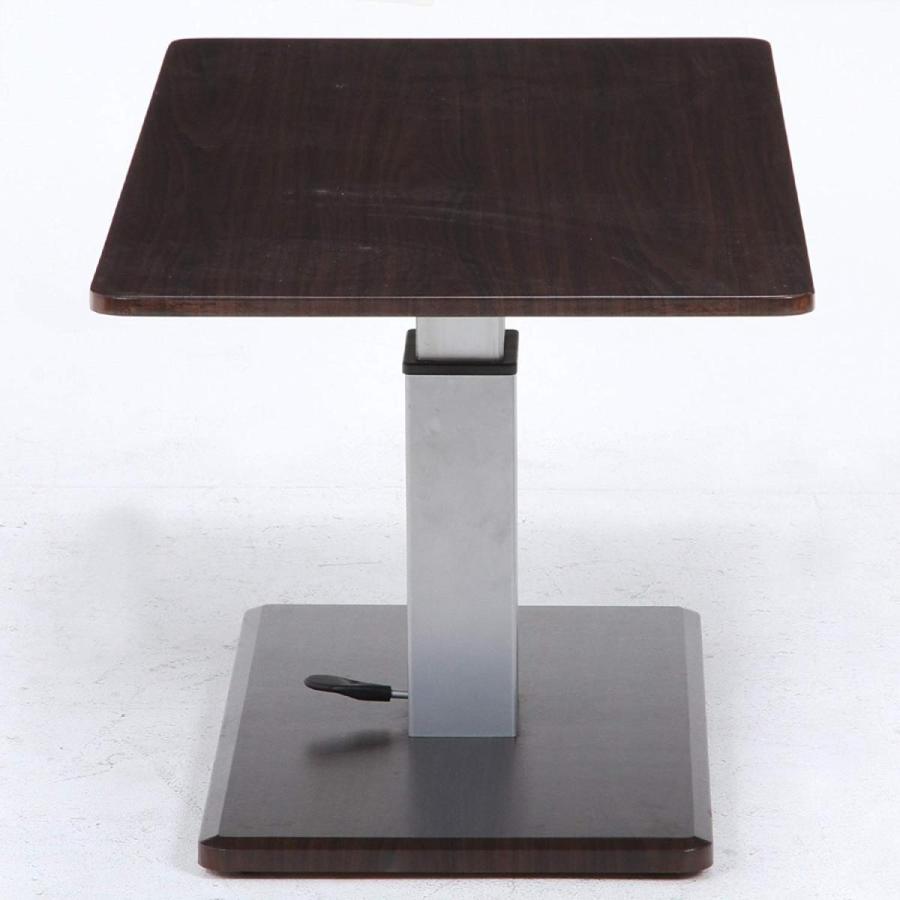 昇降テーブル12060 LUT1260 43cm～57cm 不二貿易 昇降テーブル12060（43−57） LUT1260(43-57) BR/SI