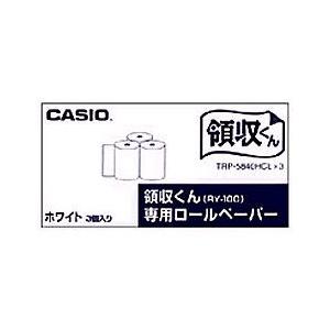 購入 カシオ メーカー在庫限り品 領収くん専用ロールペーパー ホワイト TRP-5840HCLX3