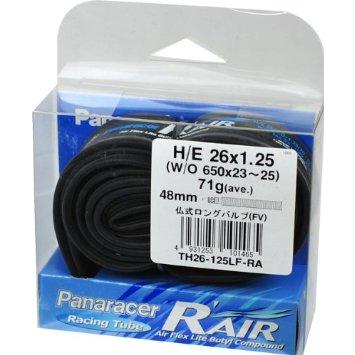 パナレーサー 日本製 軽量チューブ R'AIR サイズ 26 x 0.9〜1.25 650