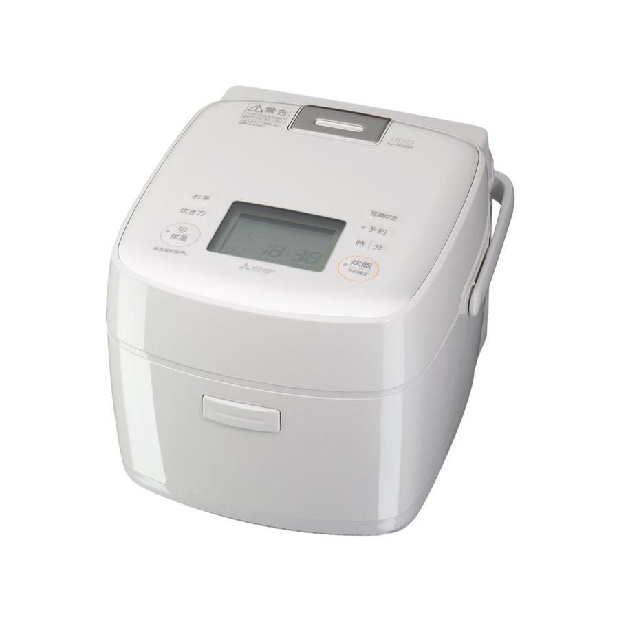 MITSUBISHI 三菱電機 NJ-SE06H-W IHジャー炊飯器 炭炊釜 3.5合 白亜麻