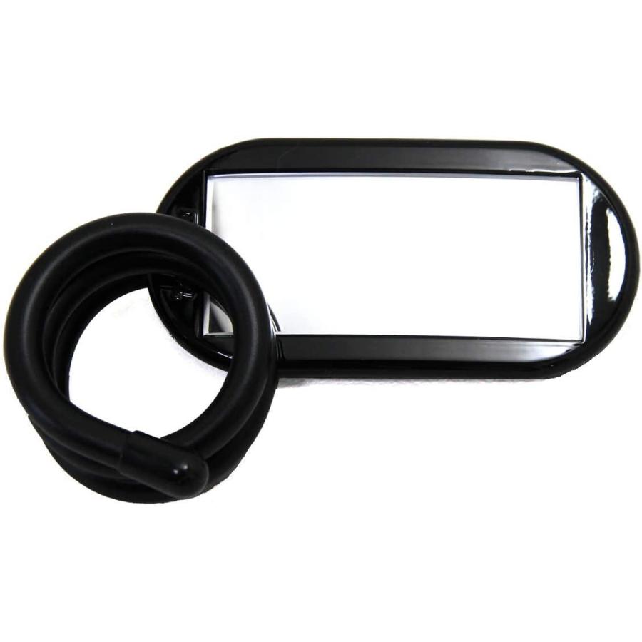 TAKATSU バイクミラー スパイラルミラー BK/BK 7601 : エクセレント