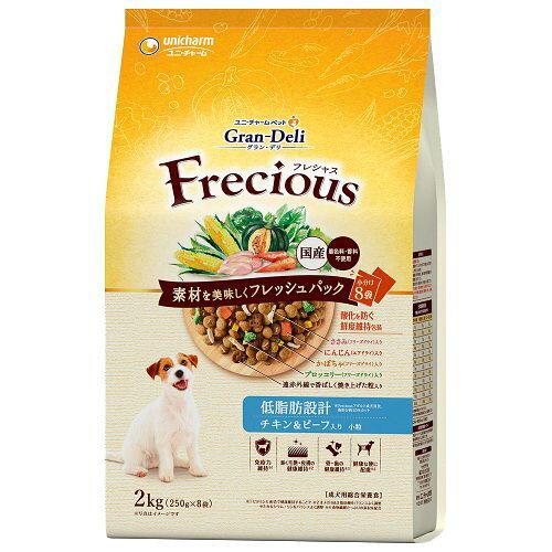 ユニ・チャーム グラン・デリ フレシャス アダルト成犬用 低脂肪設計 チキン＆ビーフ入り 2kg (-) | 