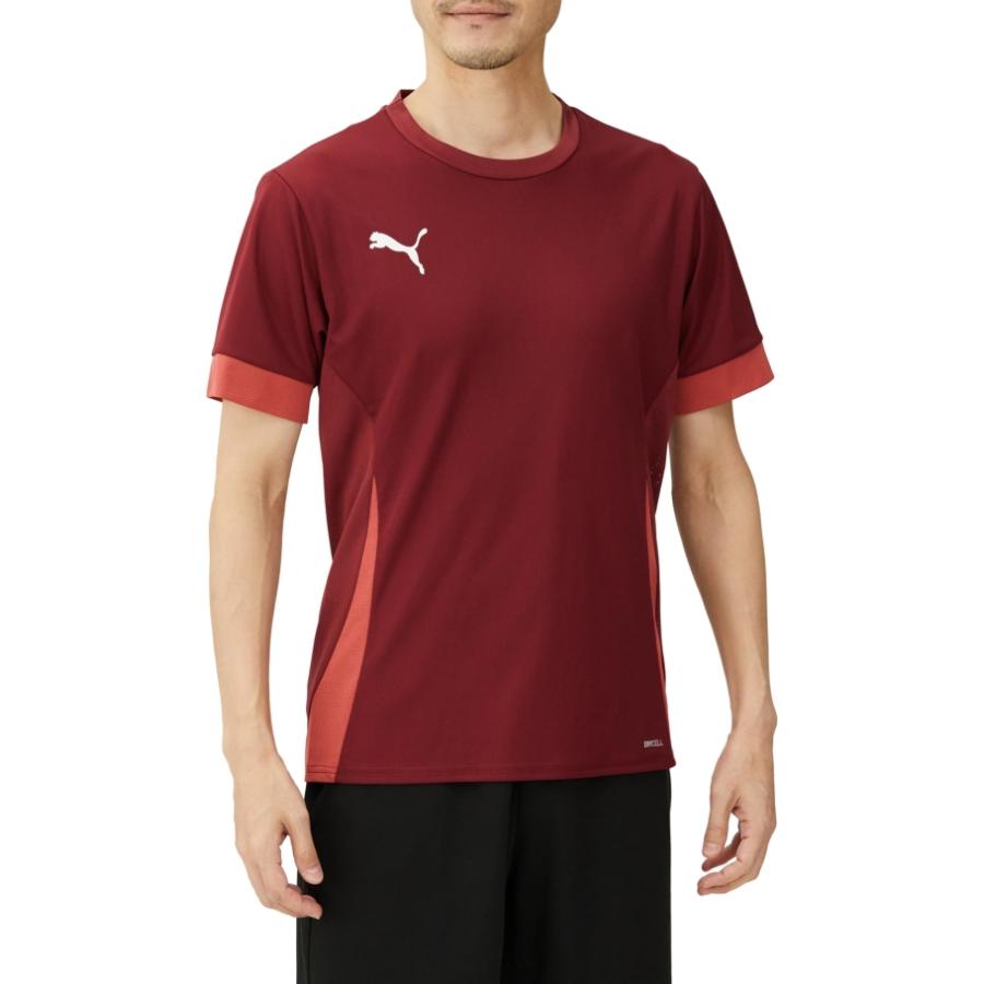 PUMA 神村学園 Vネックシャツ 2色セット PUMA プーマ TEAMGOAL_ゲームシャツ (706362) 色 : TEAM_REGAL_R