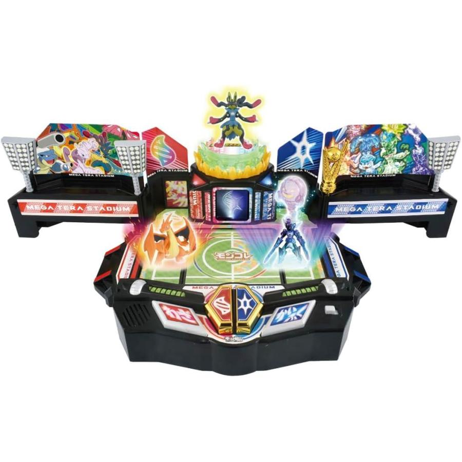 メーテル、めんこスタジアム　キラキラ4枚セット　KONAMI TAKARATOMY タカラトミー モンコレ 激闘 メガテラスタジアム