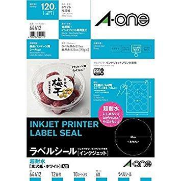 3M スリーエム エーワン 64412 ラベルシール インクジェット 超耐水