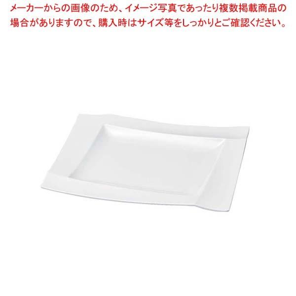 ニューホワイト 渕付長角皿 45cm