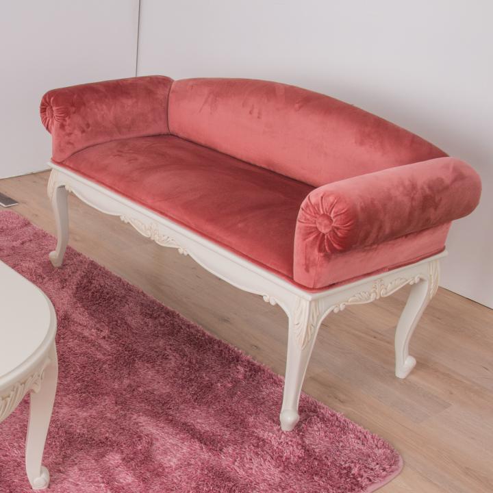 ソファ 2人掛け アンティーク調 白 姫系 木製 ソファー 3a 0009 家具アイランド 通販 Yahoo ショッピング