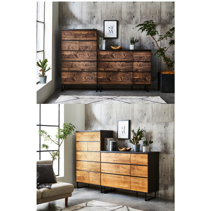 国産チェスト　ハイタイプ　５段 国産チェスト 3段/5段 ハイタイプ ロータイプ リビング収納 [幅80-120