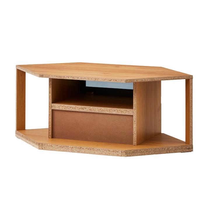 日本製 テレビ台 コーナー 完成品 角置き おしゃれ 角