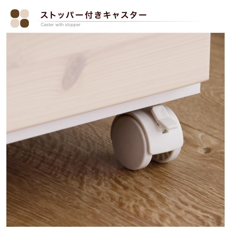 カウンター 幅90 完成品 キャスター付き カントリー おしゃれ 白_6
