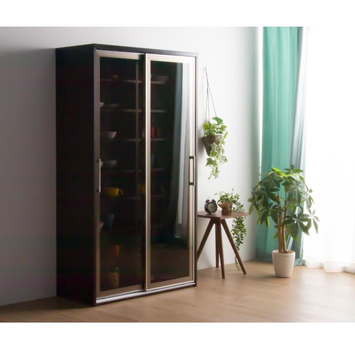 食器棚 カップボード キッチンボード 幅100 ハイタイプ おしゃれ