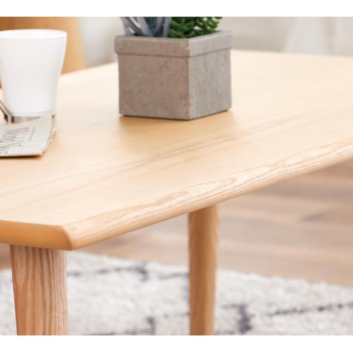 【未使用】天然アッシュ材 木製センターテーブル 730mm 未使用】天然アッシュ材 木製センターテーブル 730mm 未使用