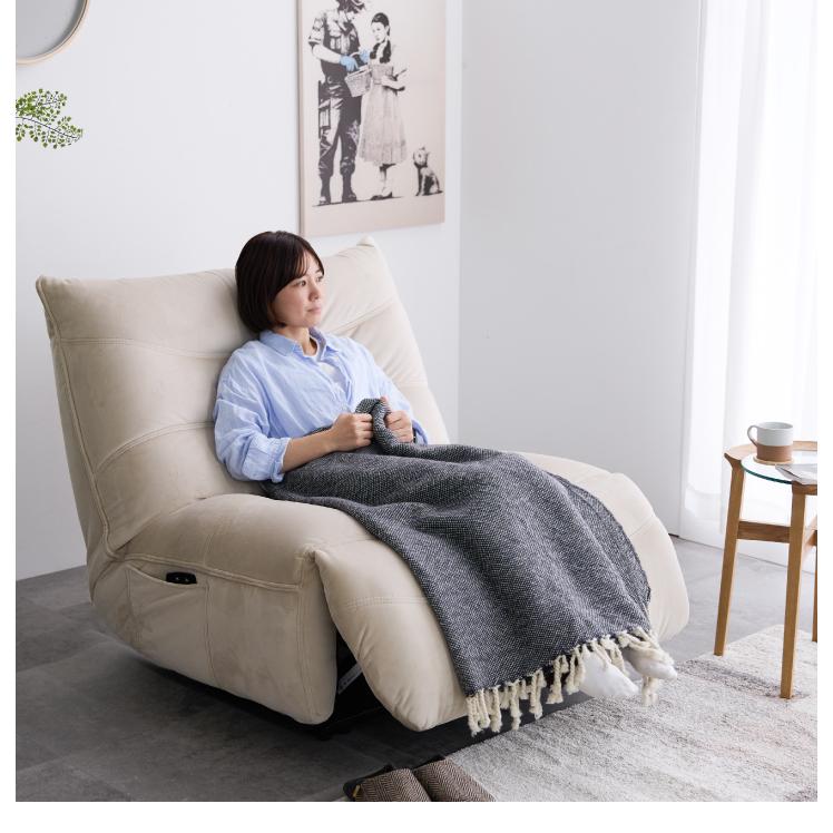 電動ソファ ソファ リクライニングソファー 幅108cm 1人掛け