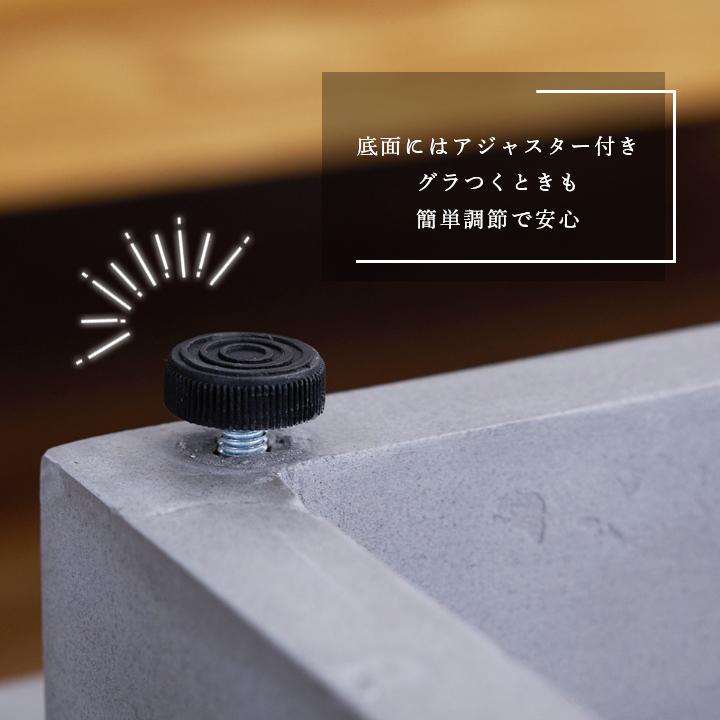 サイドテーブル 幅35 ナイトテーブル ディスプレイ モルタル 植物台 完成品 ウレタン塗装 コンパクト インテリア_5