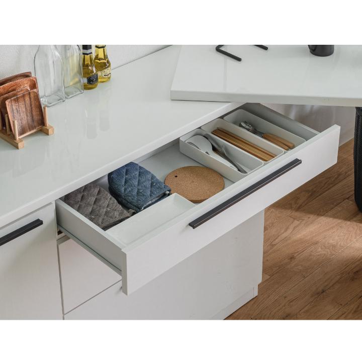 キッチンカウンター テーブル 110 収納 収縮 おしゃれ 伸長式 デスク