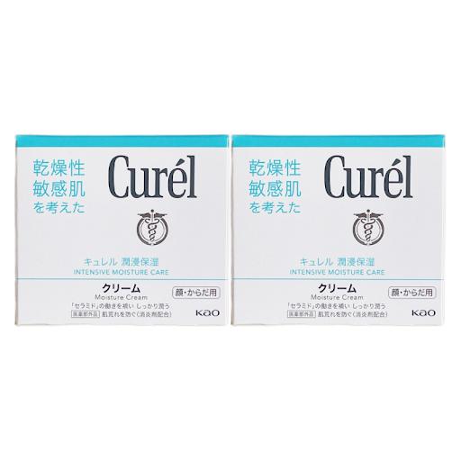 Curel キュレル 薬用クリームジャー 90g 2個セット : ECkawaストア