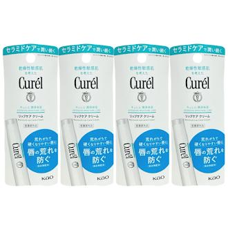Curel キュレル リップケアクリーム 4.2g 4個セット : ECkawaストア 