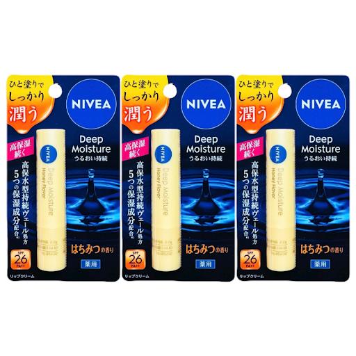 ニベア ディープモイスチャーリップ 無香料 はちみつ【医薬部外品】各