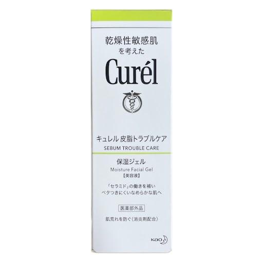 Curel キュレル 皮脂トラブルケア 保湿ジェル 120ml 緑 : ECkawaストア