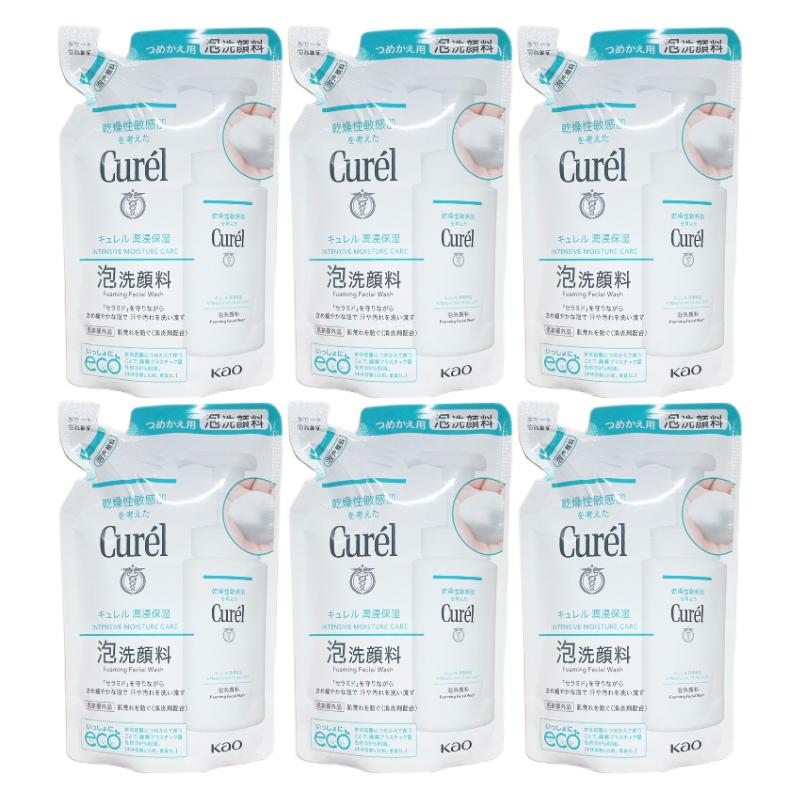 Curél 泡洗顔料 大容量つめかえ用 6点セット Curel キュレル 泡洗顔料 つめかえ用 130ml 6個セット 花王 詰め替え
