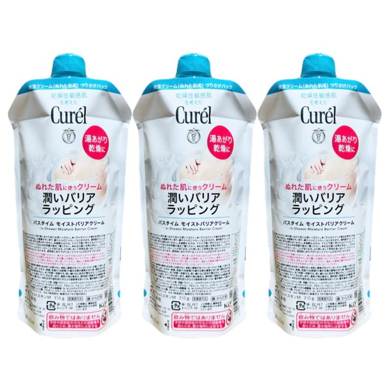 Curel キュレル バスタイム モイストバリアクリーム 310g つけかえ用 3