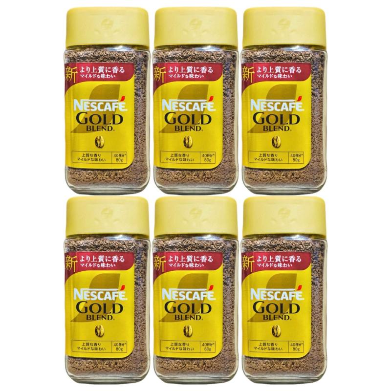ネスカフェ ゴールドブレンド 80g 6個セット インスタントコーヒー