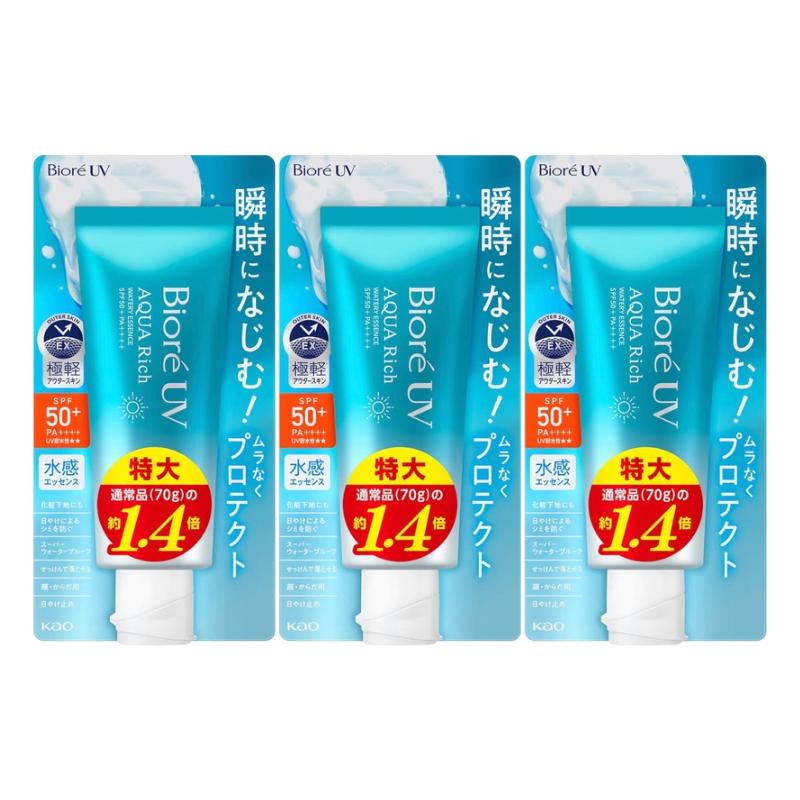 ビオレUV アクアリッチ ウォータリーエッセンス 100g 3個セット 日焼け