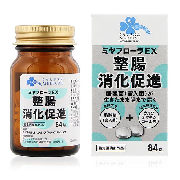 指定医薬部外品 くらしリズムメディカル ミヤリサン製薬 ミヤフローラex 84錠 杏林堂ヤフー店 通販 Yahoo ショッピング