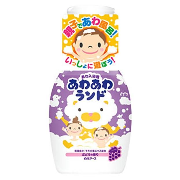 白元アース あわあわランド ぶどうの香り 300ml 入浴剤 泡風呂 杏林堂paypayモール店 通販 Paypayモール