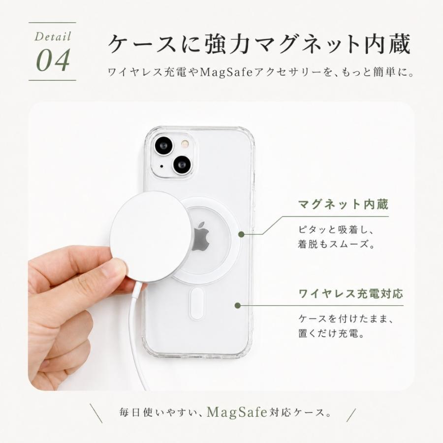 iphone17e ケース クリア MagSafe対応 ガラスフィルムセット iPhone16