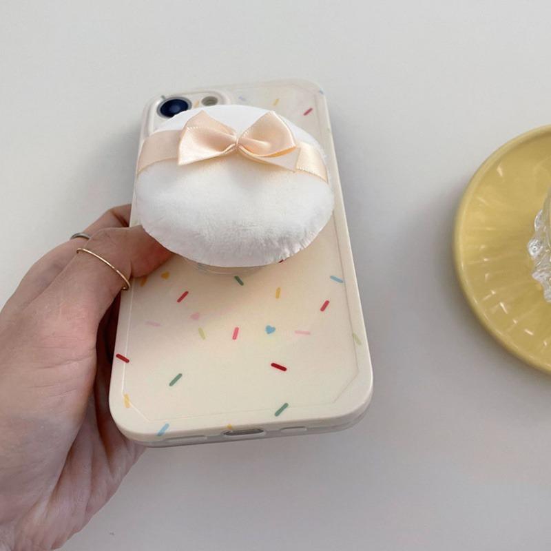 スマホケース iphone14 ケース 韓国 iphone13 ケース iphone12 ケース 携帯ケース iphone11 ケース TPU パウダー パフ puff GRIP グリップ おしゃれ かわいい｜eclan｜06