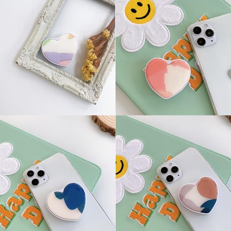 アクセサリー グリップ 最大81 オフ グリップトック スマホグリップ 韓国 Iphoneケース スマホケース ハート マーブル かわいい スマホ小物 レディース 落下防止