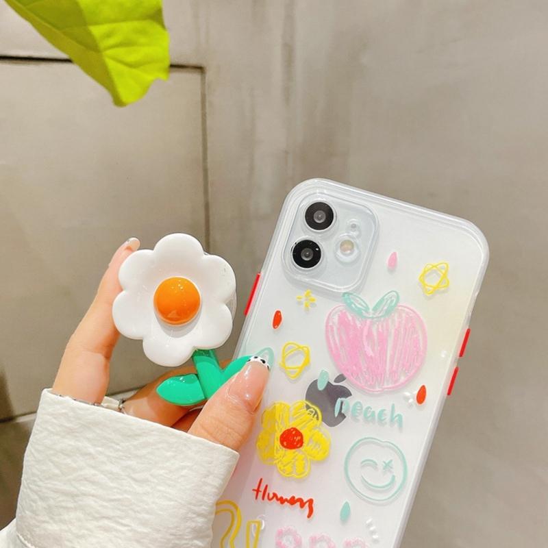 スマホグリップ 韓国 グリップトック スマホリング シンプル かわいい おしゃれ スマホスタンド Griptok 落下防止 花 フラワー チューリップ モチーフ Accessory Shop Eclan 通販 Yahoo ショッピング