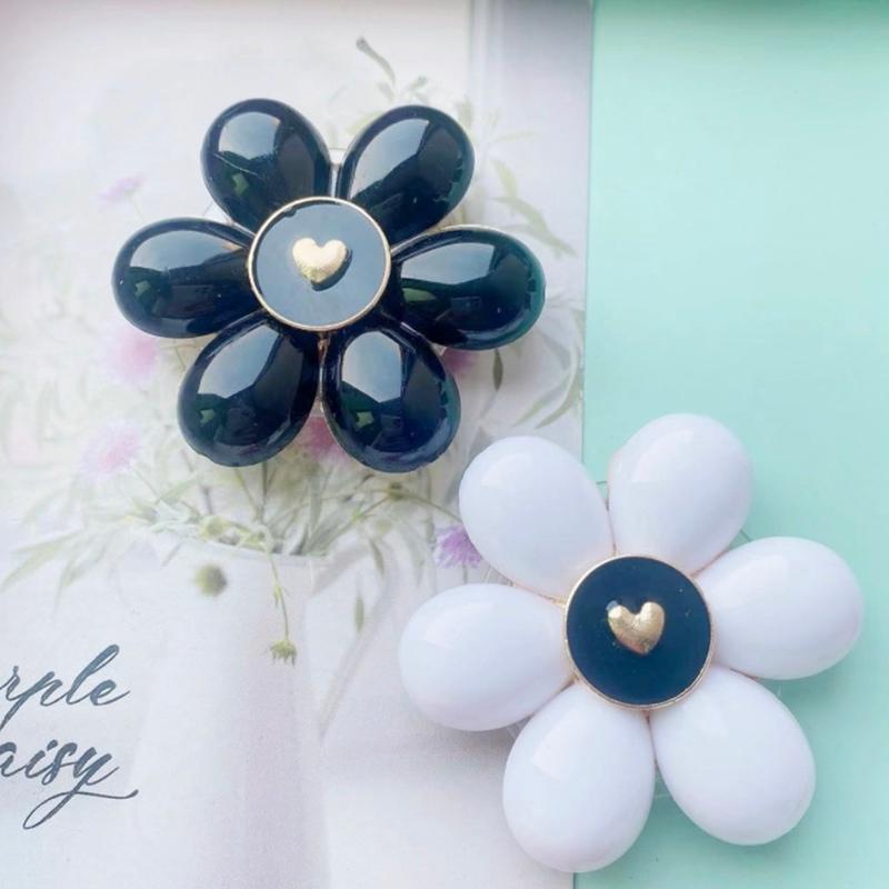 スマホグリップ 韓国 グリップトック スマホリング フラワー 花 ぷっくり ハート シンプル かわいい おしゃれ スマホスタンド Griptok 落下防止 お揃い Accessory Shop Eclan 通販 Yahoo ショッピング