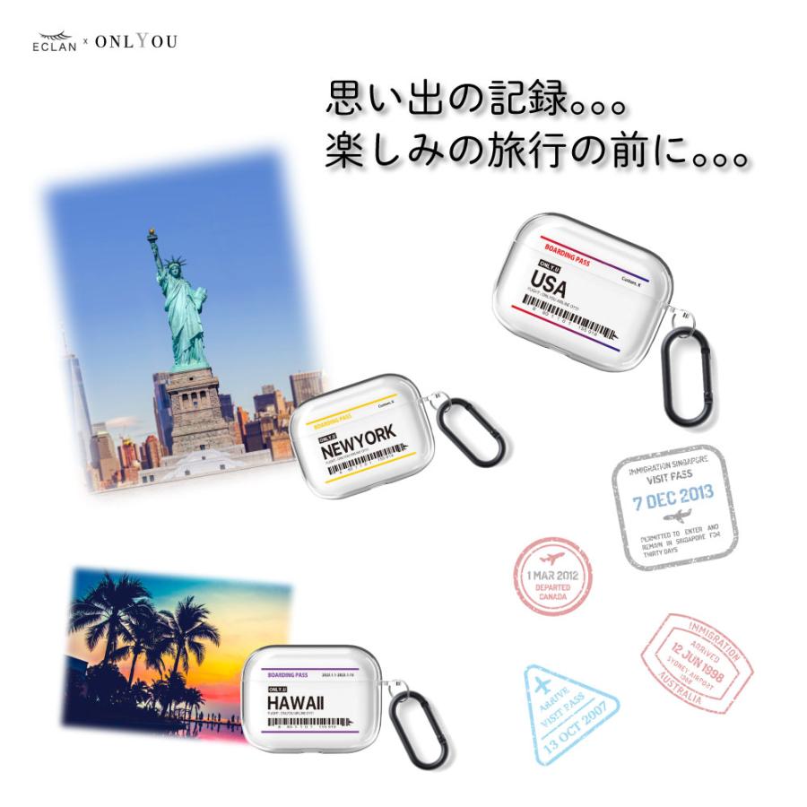 airpods pro ケース 韓国 第2世代 第3世代 名入れ PC チケット 航空券