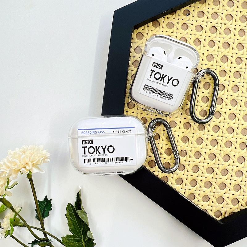 AirPods Pro3 ケース 韓国 airpods pro2 第3世代 TPU チケットデザイン