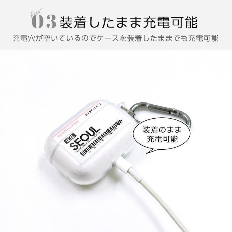 AirPods Pro3 ケース 韓国 airpods pro2 第3世代 TPU チケットデザイン