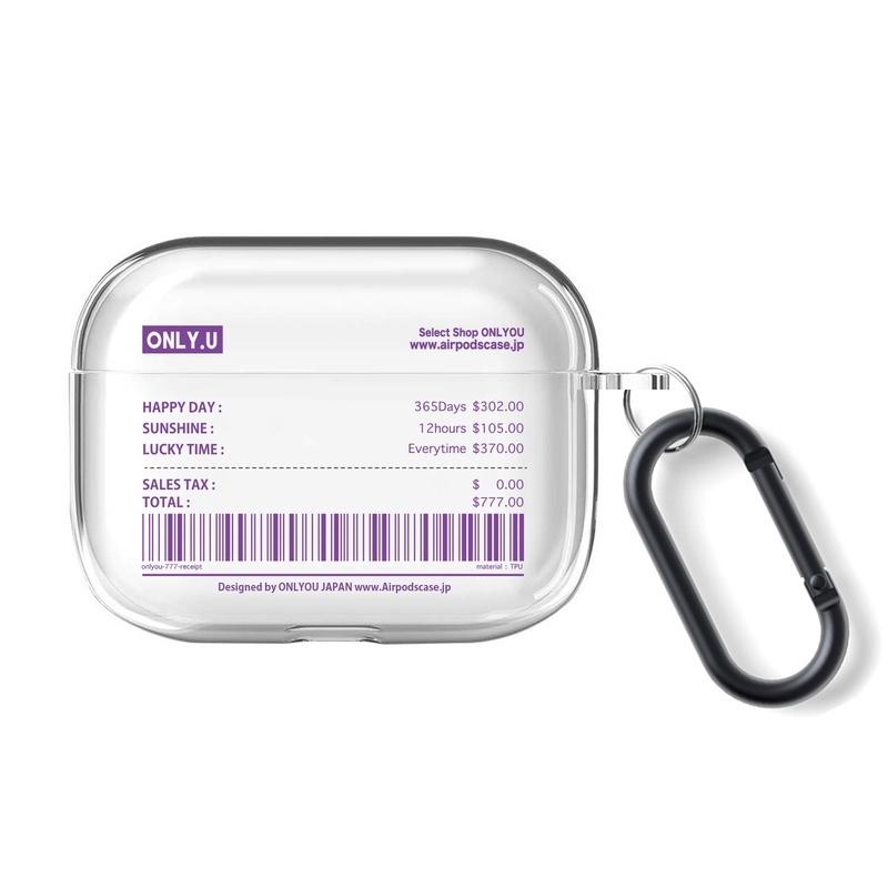 AirPods Pro3 ケース 韓国 airpods pro2 第3世代 TPU レシート バー