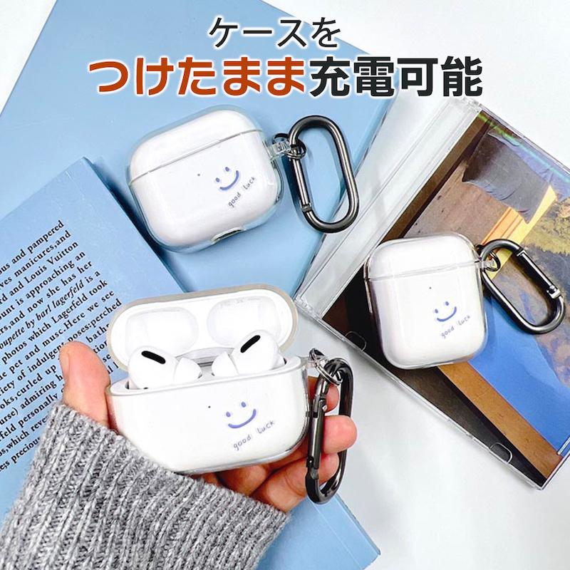 AirPods Pro3 ケース 韓国 airpods pro2 第3世代 TPU スマイル ニコ