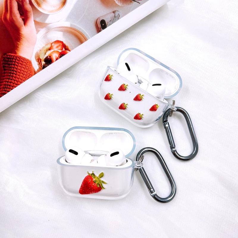 AirPods 4 Pro 3 ケース いちご かわいい 2 第2世代 第3世代 韓国