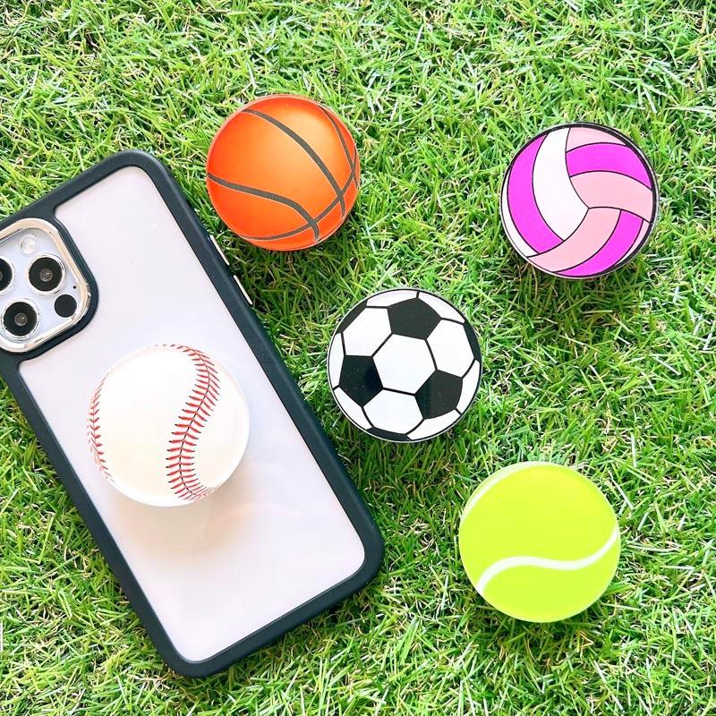 日時指定 スマホグリップ 韓国 グリップトック シンプル かわいい おしゃれ スマホスタンド Griptok 落下防止 スポーツ ボール Ball お揃い メンズ レディース 個性的 Cisama Sc Gov Br