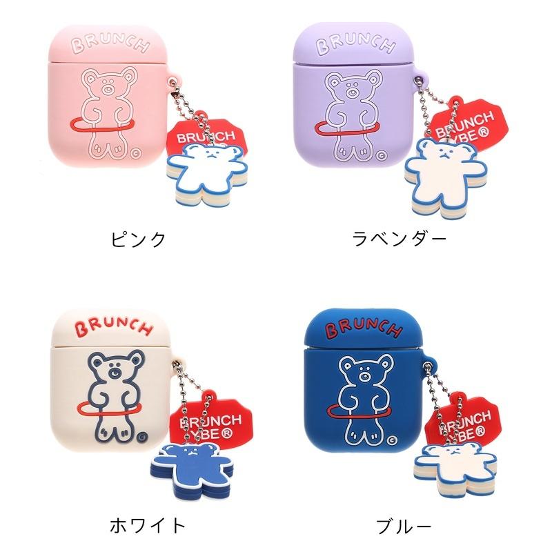 airpods pro ケース 韓国 第2世代 第3世代 エアポッズプロ 個性的 くま