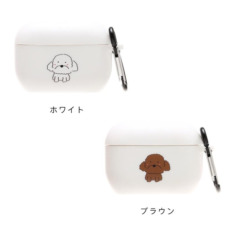 AirPods Pro 2 (Type-C)犬の彫刻付き airpods pro ケース 韓国 第2世代 第3世代 エアポッズプロ TPU
