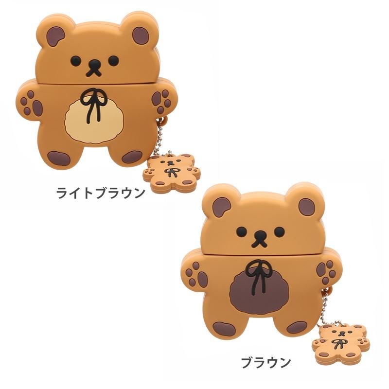 熊さま専用　Q-pot AirPods Pro ケースAirPods(第3世代) airpods pro ケース 韓国 第2世代 第3世代 エアポッズプロ シリコン