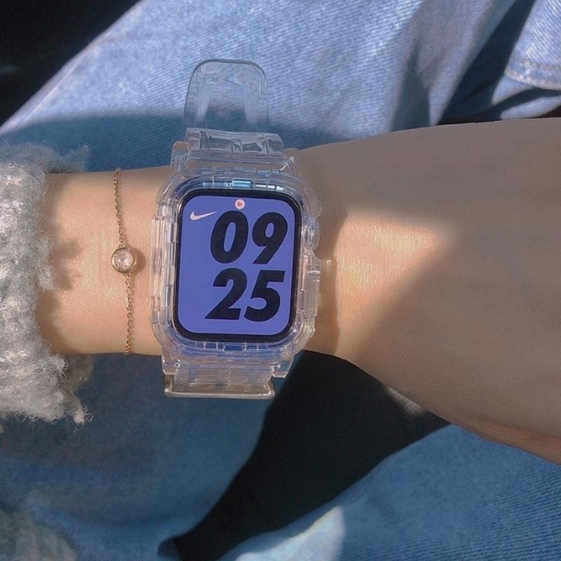 Apple Watch 繧ｯ繝ｪ繧｢ 繝舌Φ繝� 38 40mm 髻灘嵜 G1-l - 4