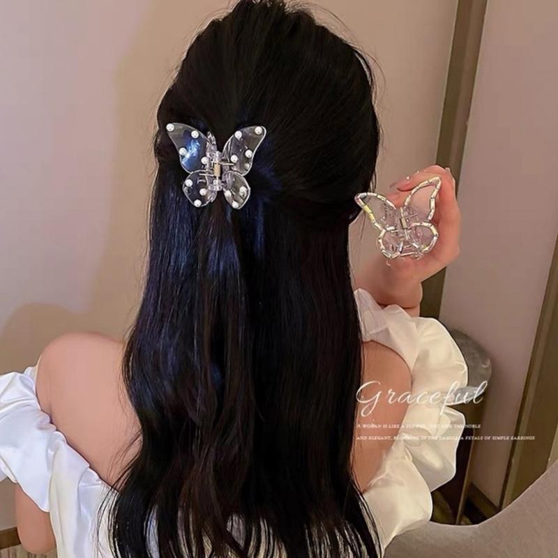 ヘアクリップ ヘアアクセサリー バンスクリップ 髪留めクリップ 