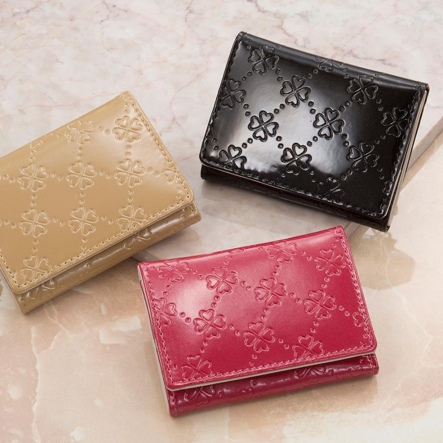 残り10個 おしゃれnaクローバー 牛革コンパクト財布 ベージュ 大人 カワイイ 革小物 シリーズ お札 銀行 クレジットカード 小銭 クーポン Eclea 爆売 爆買 |  | 03