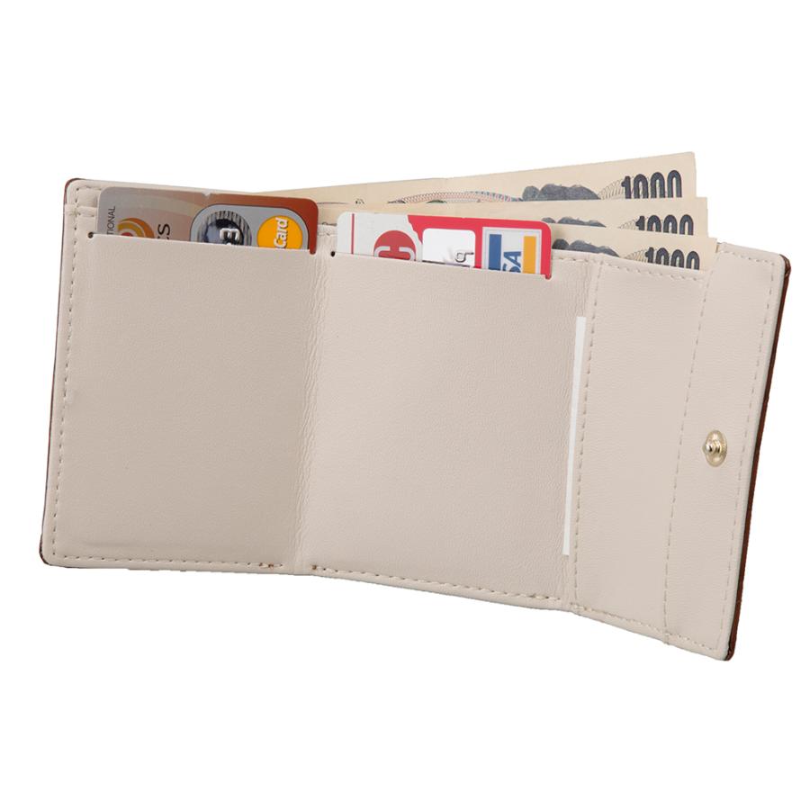 残り10個 おしゃれnaクローバー 牛革コンパクト財布 ベージュ 大人 カワイイ 革小物 シリーズ お札 銀行 クレジットカード 小銭 クーポン Eclea 爆売 爆買 |  | 08