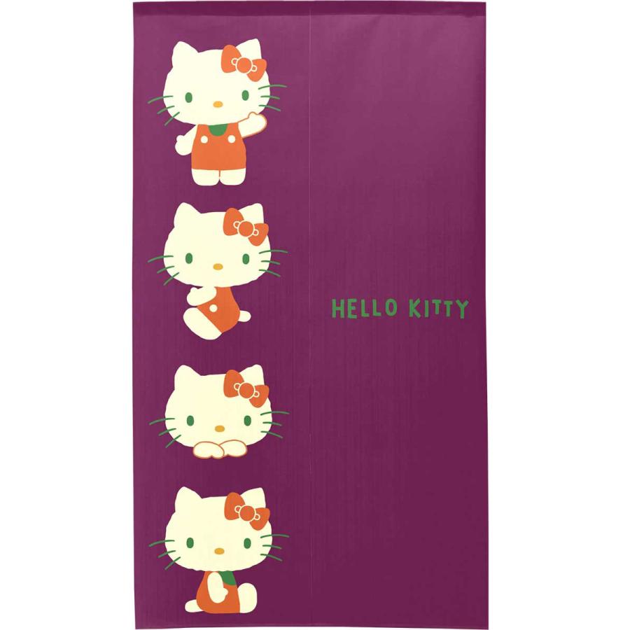ハローキティ まとめ買い 5枚セット ハローキティのれん レトロカラー